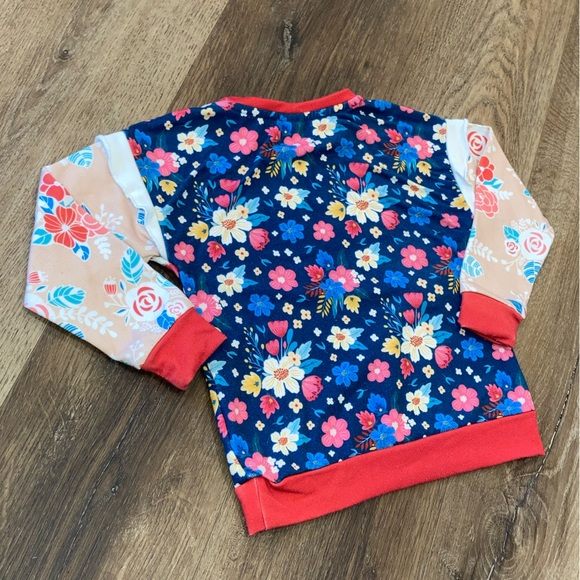 Penelope Plumm Floral Sweatshirt Top Shirt Multicolor Spring Bright 3T - Picture 8 of 11